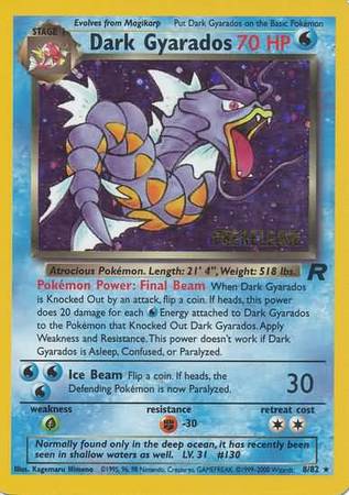 Dark Gyarados (8/82) (Prerelease Promo) [Team Rocket Unlimited] | Rock City Comics