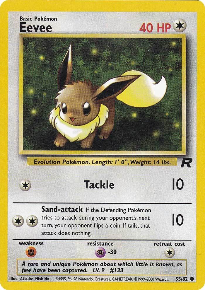 Eevee (55/82) [Team Rocket Unlimited] | Rock City Comics