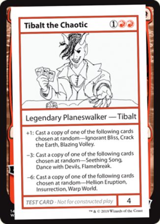 Tibalt the Chaotic (2021 Edition) [Mystery Booster Playtest Cards] | Rock City Comics