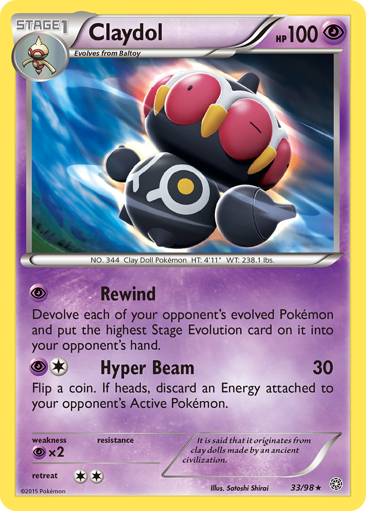 Claydol (33/98) [XY: Ancient Origins] | Rock City Comics