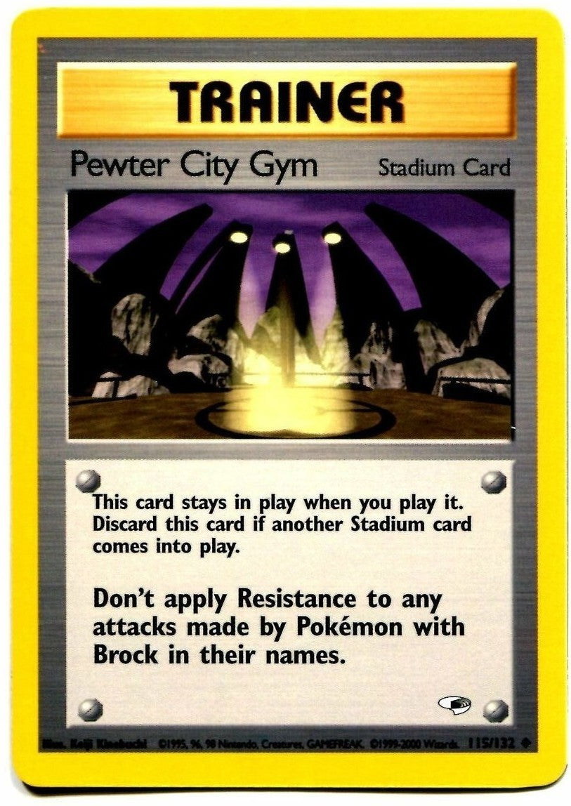 Pewter City Gym (115/132) [Gym Heroes Unlimited] | Rock City Comics