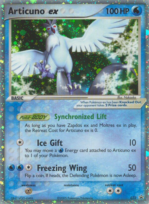 Articuno ex (032) [Nintendo: Black Star Promos] | Rock City Comics