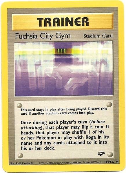 Fuchsia City Gym (114/132) [Gym Challenge Unlimited] | Rock City Comics