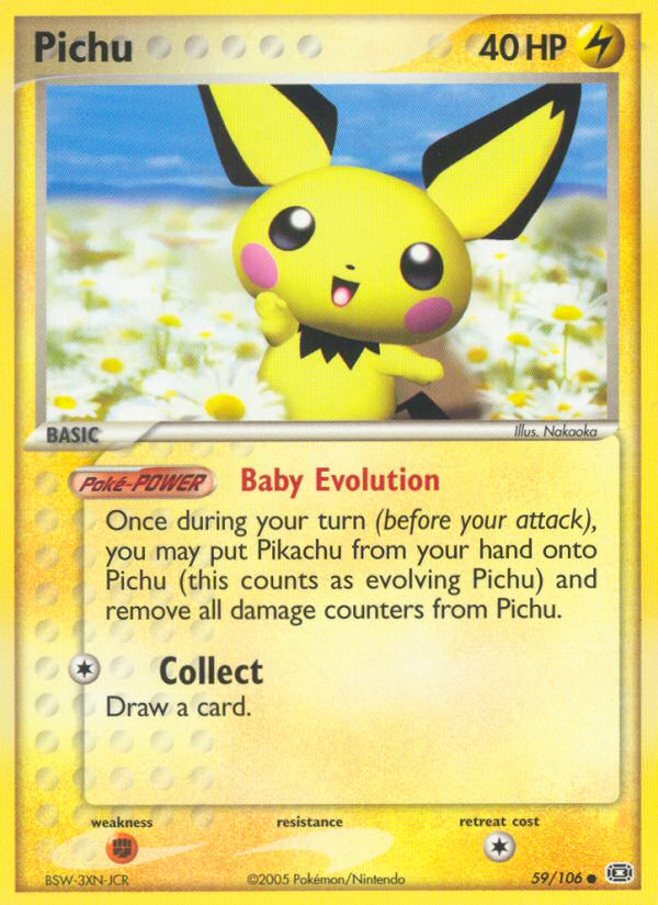 Pichu (59/106) [EX: Emerald] | Rock City Comics