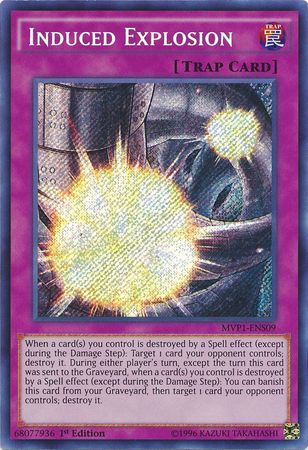 Induced Explosion [MVP1-ENS09] Secret Rare | Rock City Comics