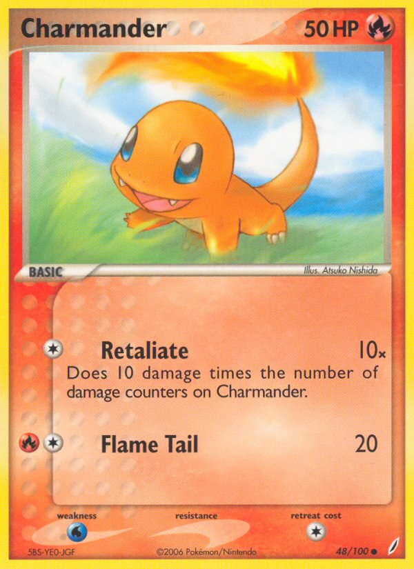 Charmander (48/100) [EX: Crystal Guardians] | Rock City Comics