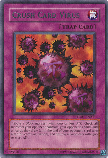 Crush Card Virus [TU01-EN006] Rare | Rock City Comics