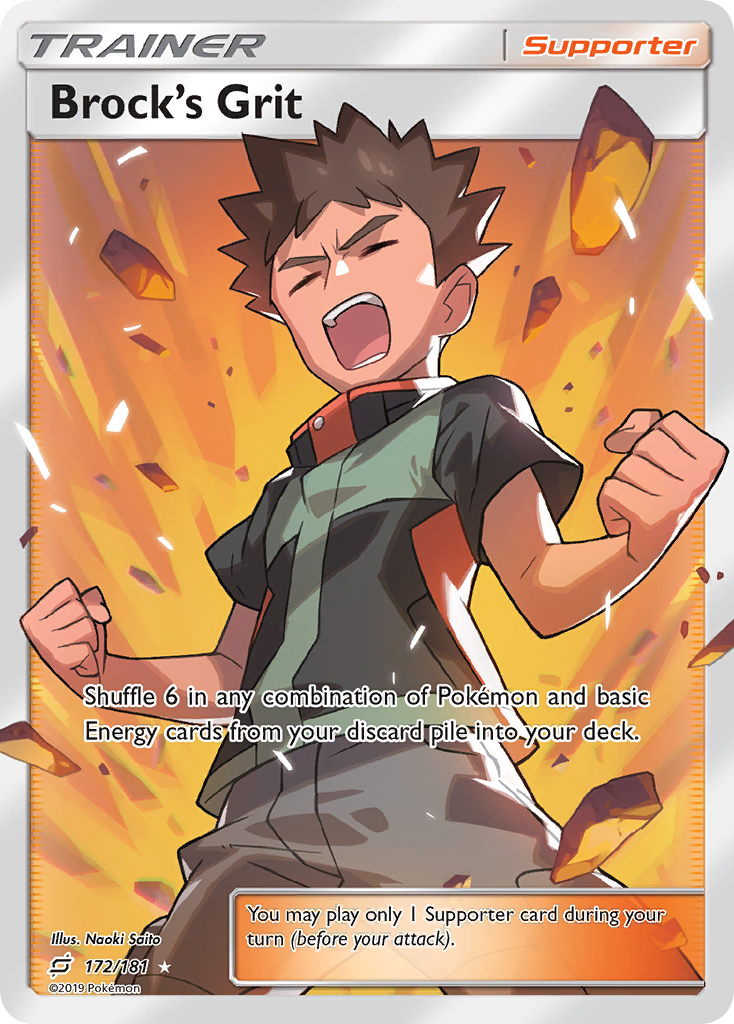 Brock's Grit (172/181) [Sun & Moon: Team Up] | Rock City Comics