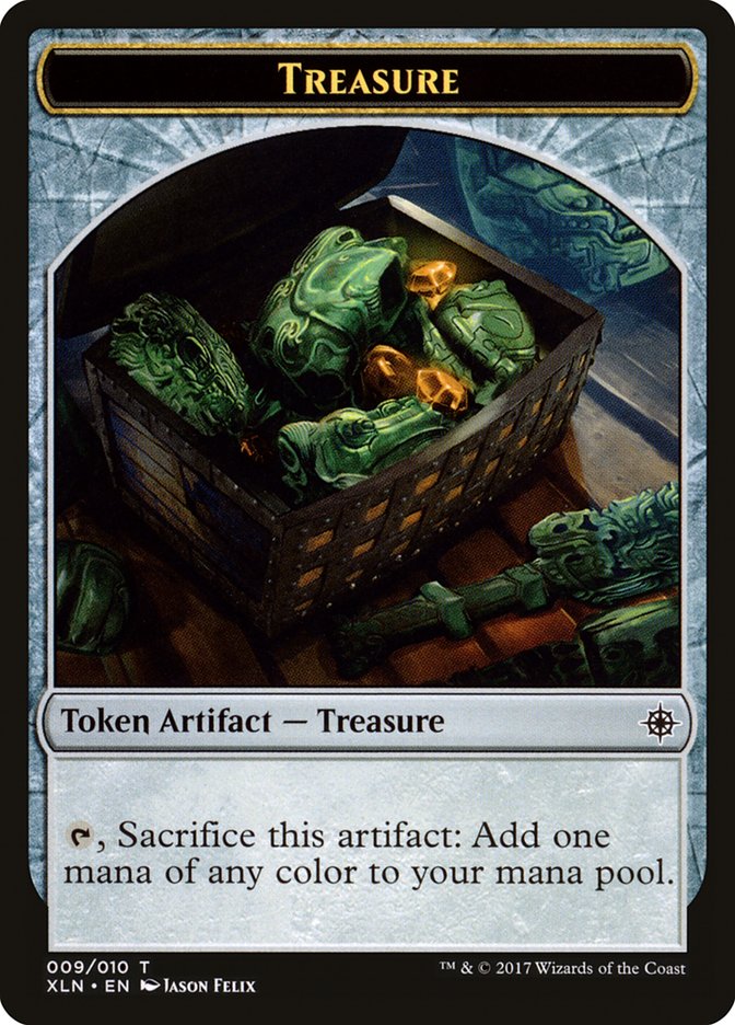 Treasure (009/010) [Ixalan Tokens] | Rock City Comics