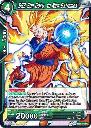 SS3 Son Goku, to New Extremes [BT11-074] | Rock City Comics