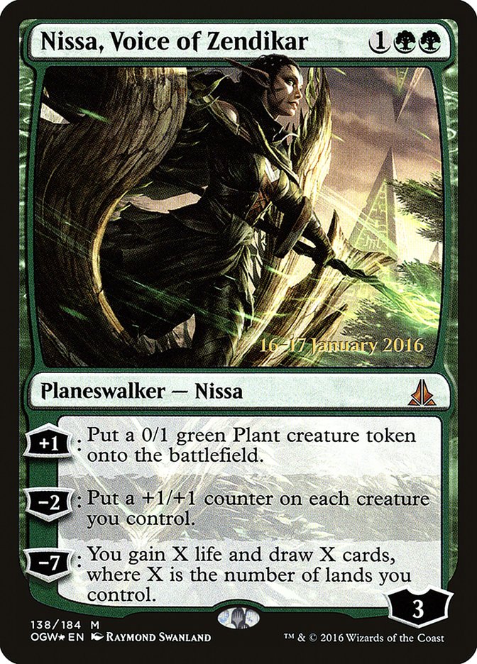 Nissa, Voice of Zendikar [Oath of the Gatewatch Prerelease Promos] | Rock City Comics