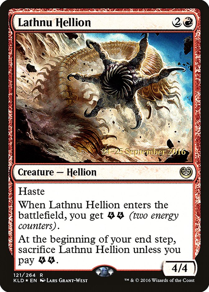 Lathnu Hellion  [Kaladesh Prerelease Promos] | Rock City Comics