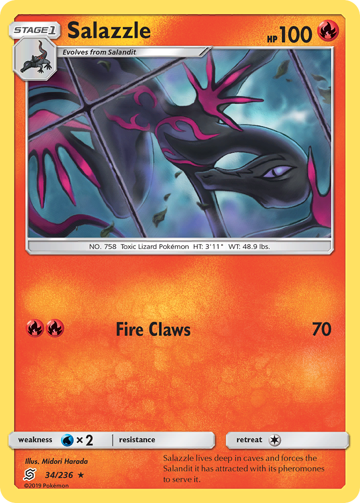 Salazzle (34/236) [Sun & Moon: Unified Minds] | Rock City Comics