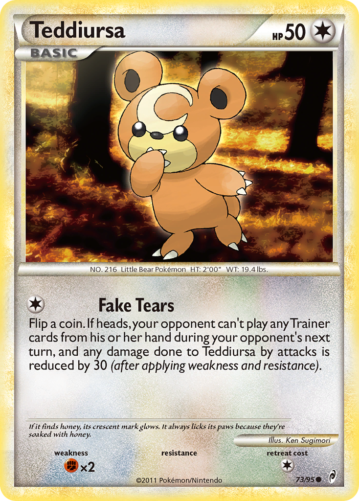 Teddiursa (73/95) [HeartGold & SoulSilver: Call of Legends] | Rock City Comics