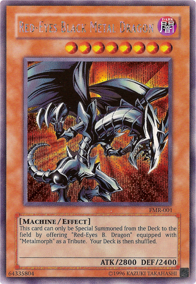 Red-Eyes Black Metal Dragon (Forbidden Memories) [FMR-001] Prismatic Secret Rare | Rock City Comics