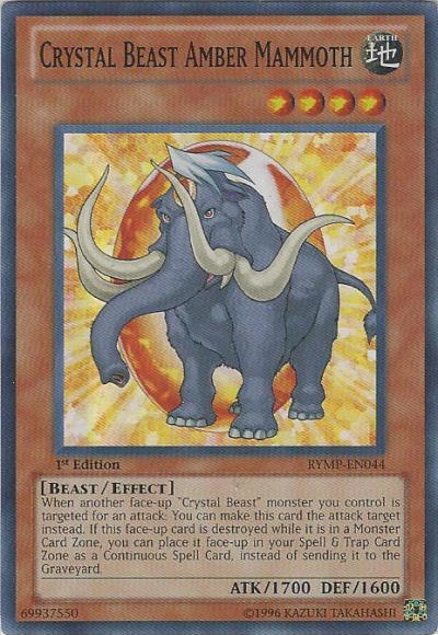 Crystal Beast Amber Mammoth [RYMP-EN044] Super Rare | Rock City Comics