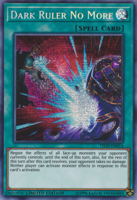 Dark Ruler No More [TN19-EN014] Prismatic Secret Rare | Rock City Comics