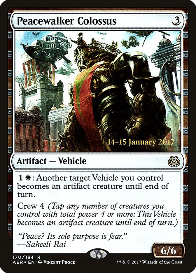 Peacewalker Colossus  [Aether Revolt Prerelease Promos] | Rock City Comics