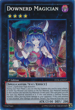 Downerd Magician [LVAL-EN057] Secret Rare | Rock City Comics