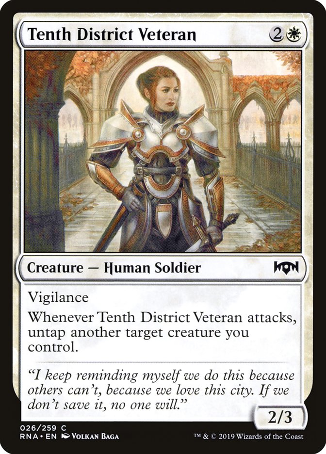 Tenth District Veteran [Ravnica Allegiance] | Rock City Comics