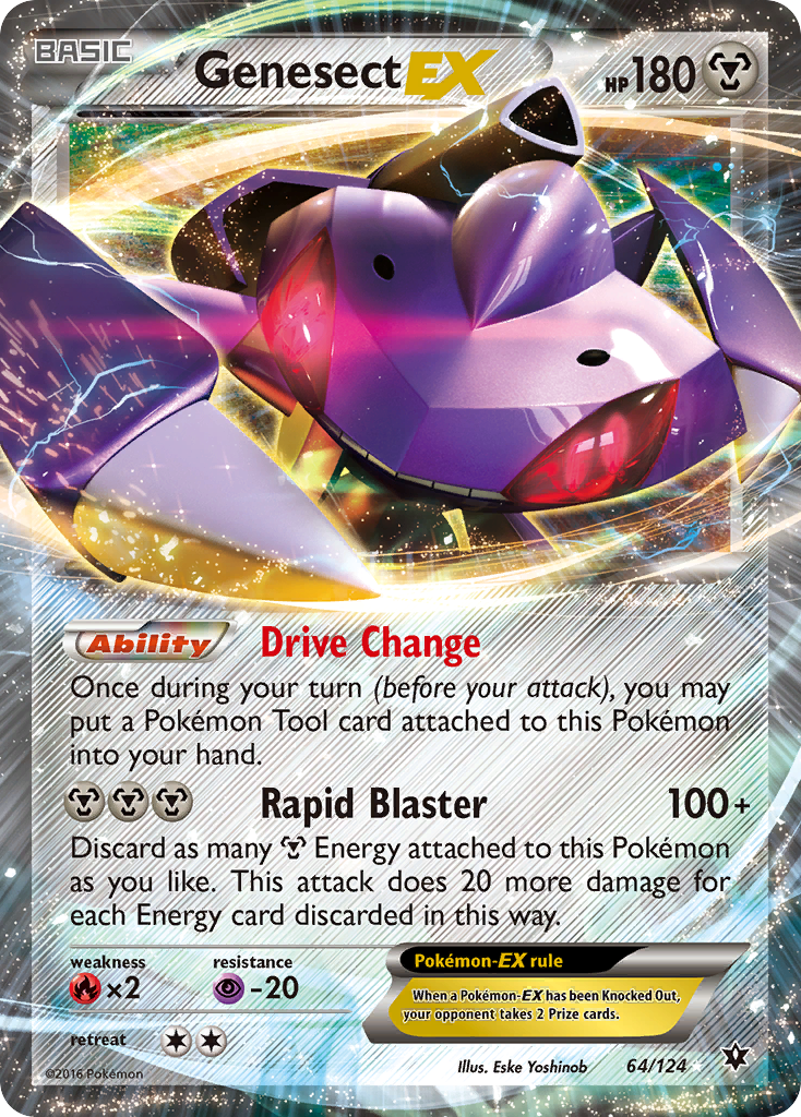 Genesect EX (64/124) [XY: Fates Collide] | Rock City Comics