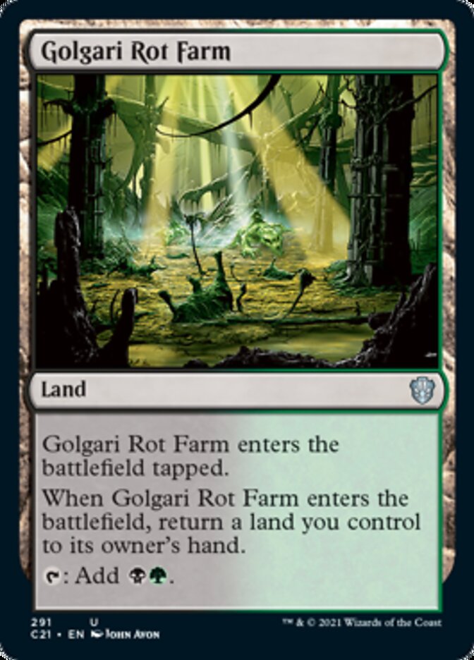 Golgari Rot Farm [Commander 2021] | Rock City Comics