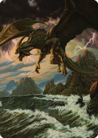 Ancient Bronze Dragon Art Card (03) [Commander Legends: Battle for Baldur's Gate Art Series] | Rock City Comics