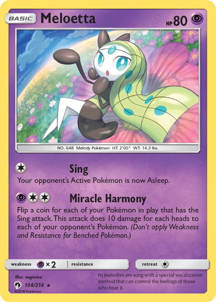 Meloetta (104/214) [Sun & Moon: Lost Thunder] | Rock City Comics