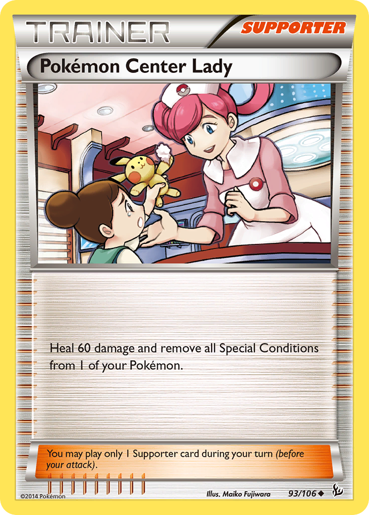 Pokemon Center Lady (93/106) [XY: Flashfire] | Rock City Comics