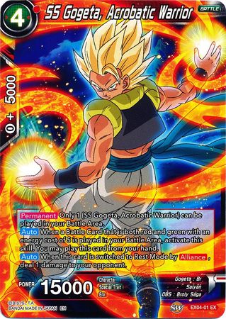 SS Gogeta, Acrobatic Warrior [EX04-01] | Rock City Comics