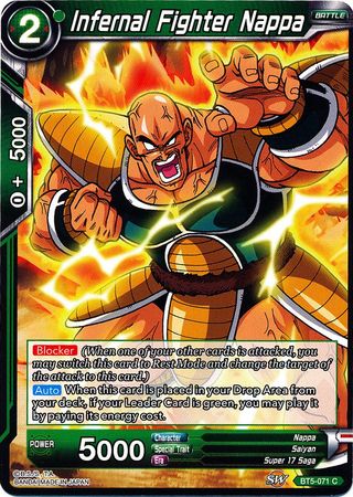 Infernal Fighter Nappa (BT5-071) [Miraculous Revival] | Rock City Comics