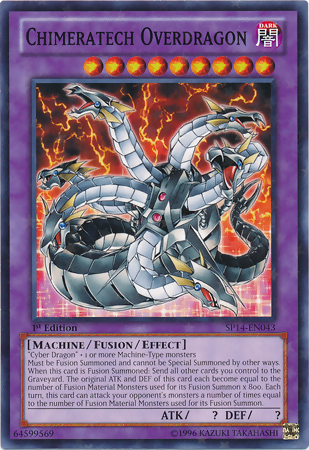 Chimeratech Overdragon [SP14-EN043] Starfoil Rare | Rock City Comics