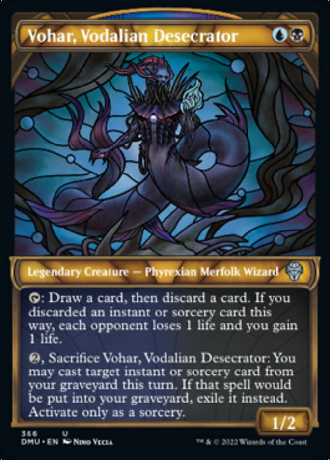 Vohar, Vodalian Desecrator (Showcase Textured) [Dominaria United] | Rock City Comics