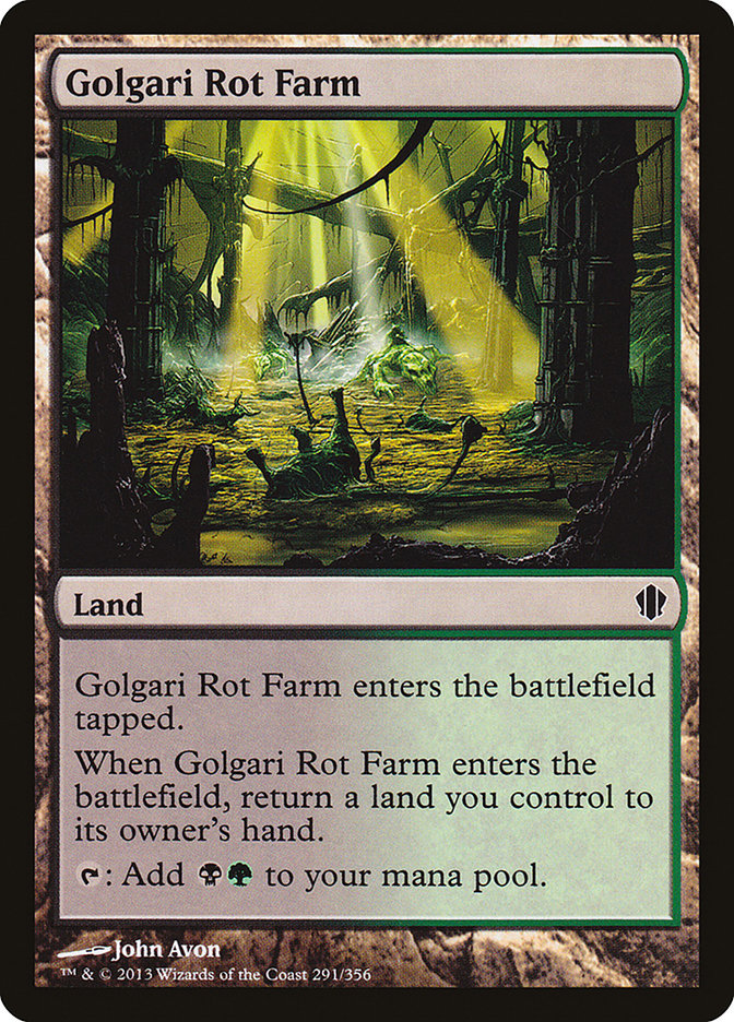 Golgari Rot Farm [Commander 2013] | Rock City Comics