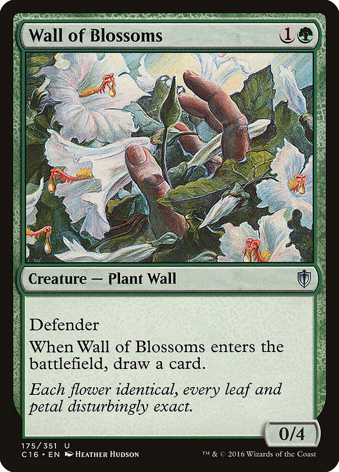 Wall of Blossoms [Commander 2016] | Rock City Comics