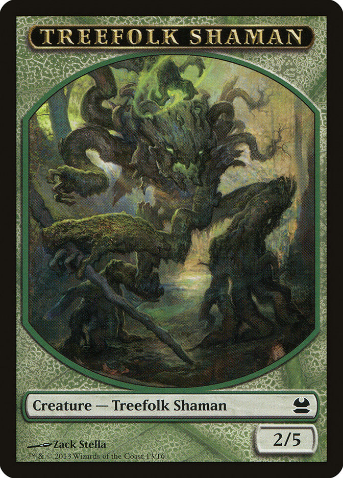 Treefolk Shaman [Modern Masters Tokens] | Rock City Comics