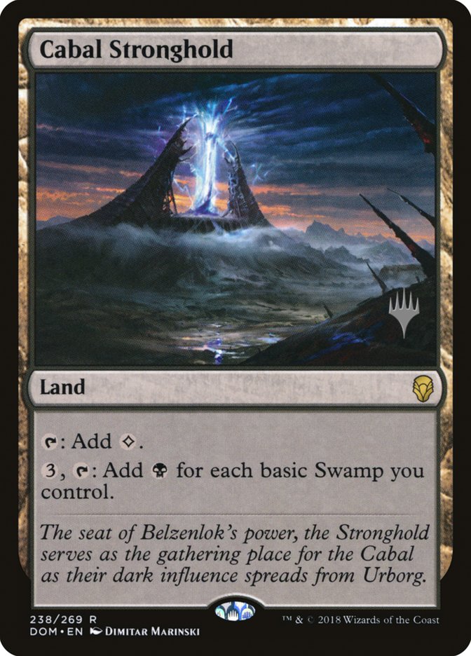 Cabal Stronghold (Promo Pack) [Dominaria Promos] | Rock City Comics