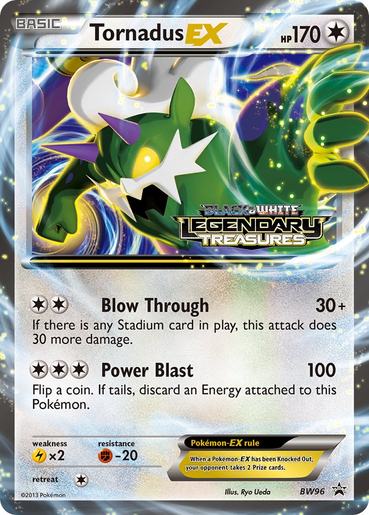 Tornadus EX (BW96) [Black & White: Black Star Promos] | Rock City Comics