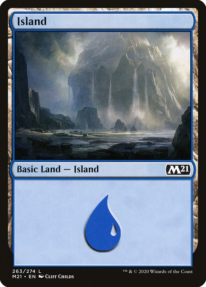 Island (263) [Core Set 2021] | Rock City Comics