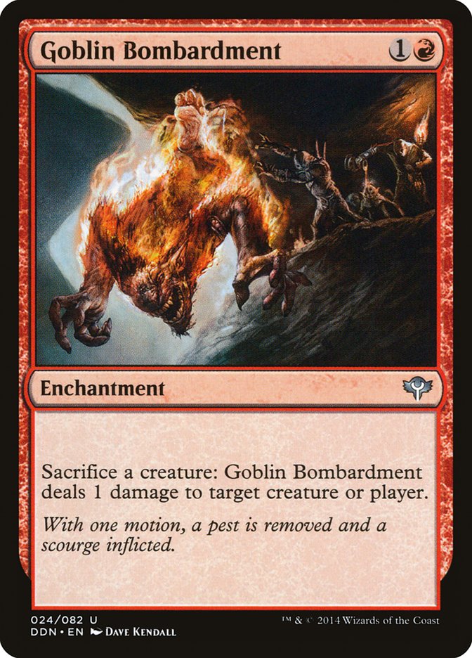 Goblin Bombardment [Duel Decks: Speed vs. Cunning] | Rock City Comics