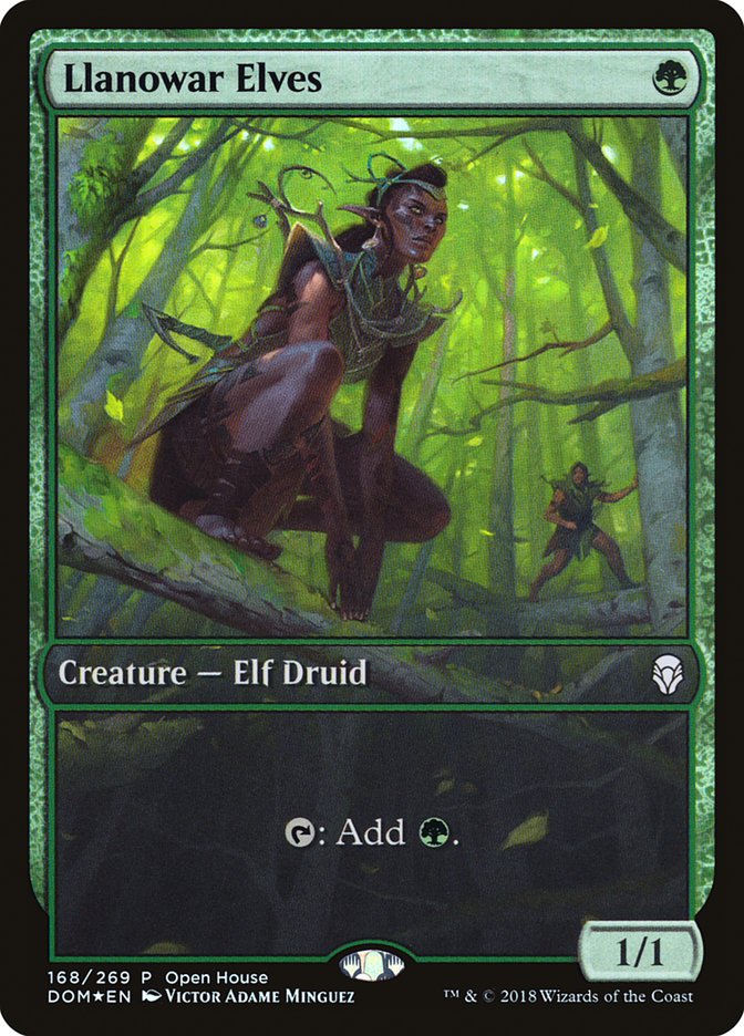 Llanowar Elves (Open House) [Dominaria Promos] | Rock City Comics