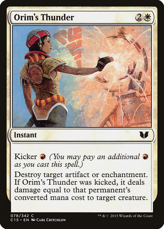 Orim's Thunder [Commander 2015] | Rock City Comics