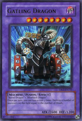 Gatling Dragon [DR3-EN155] Ultra Rare | Rock City Comics