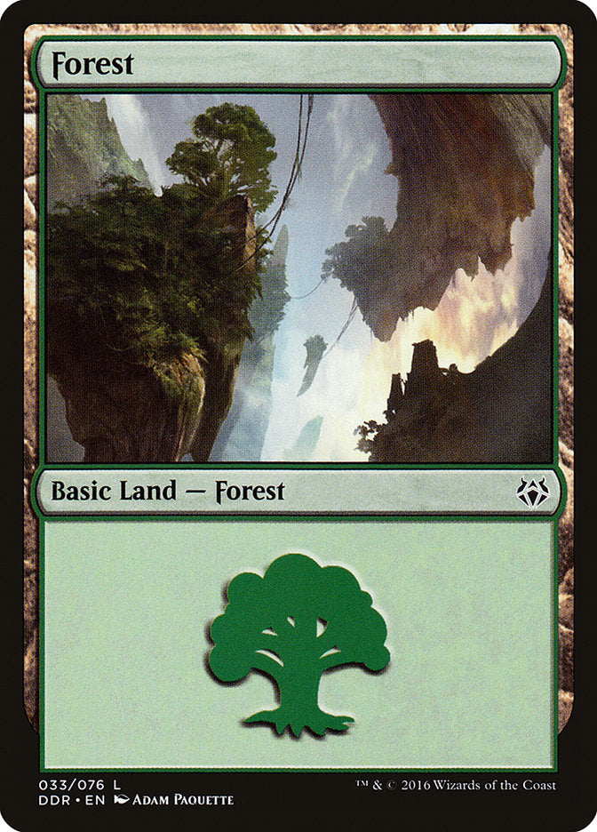 Forest (33) [Duel Decks: Nissa vs. Ob Nixilis] | Rock City Comics