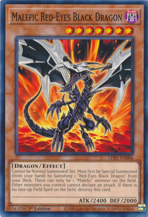 Malefic Red-Eyes Black Dragon [LDS1-EN006] Common | Rock City Comics