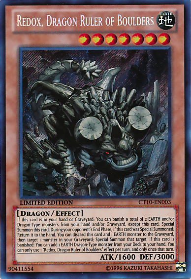 Redox, Dragon Ruler of Boulders [CT10-EN003] Secret Rare | Rock City Comics