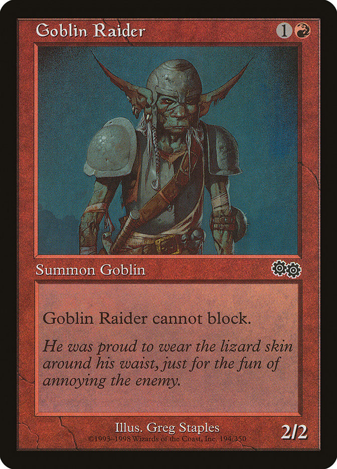 Goblin Raider [Urza's Saga] | Rock City Comics