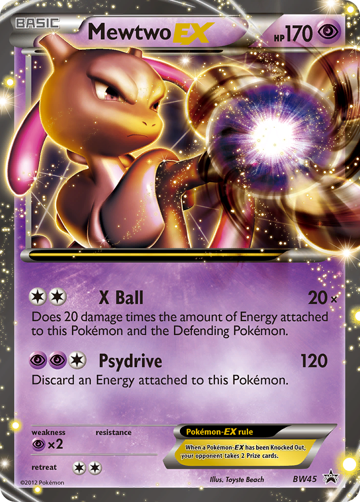 Mewtwo EX (BW45) [Black & White: Black Star Promos] | Rock City Comics