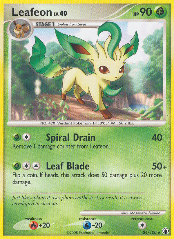 Leafeon (24/100) [Diamond & Pearl: Majestic Dawn] | Rock City Comics