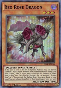 Red Rose Dragon (Purple) [LDS2-EN108] Ultra Rare | Rock City Comics